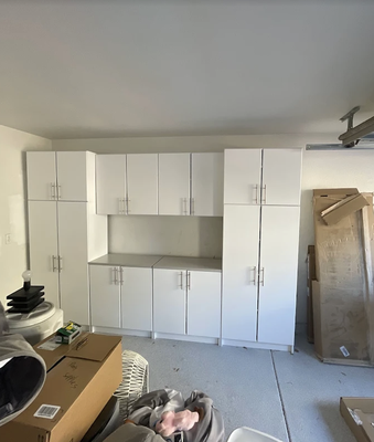 Garage cabinets